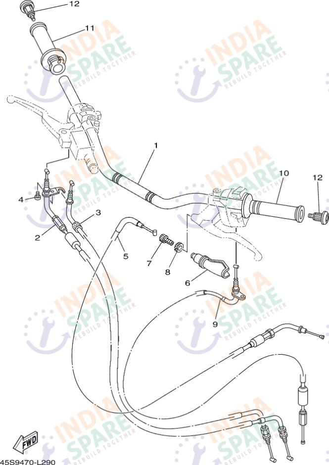 STEERING HANDLE & CABLE